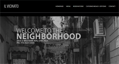 Desktop Screenshot of ilvicinatochicago.com